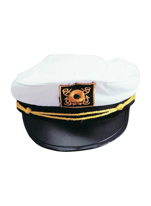 Anchor Patch Fabric Captains Hat