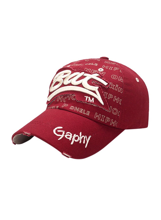 Generic Baseball Snapback Cap Red 