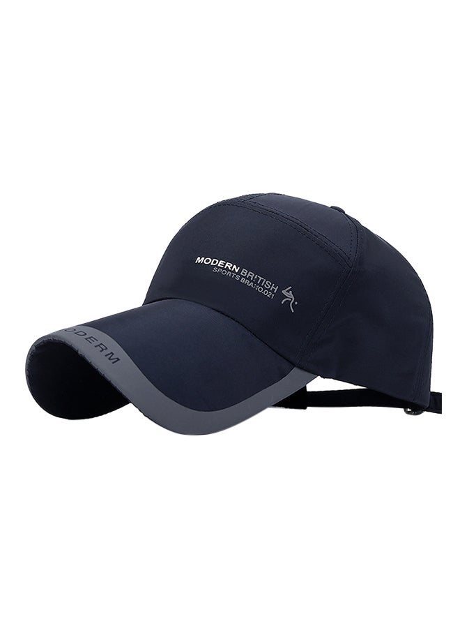 Baseball Snapback Cap Black 
