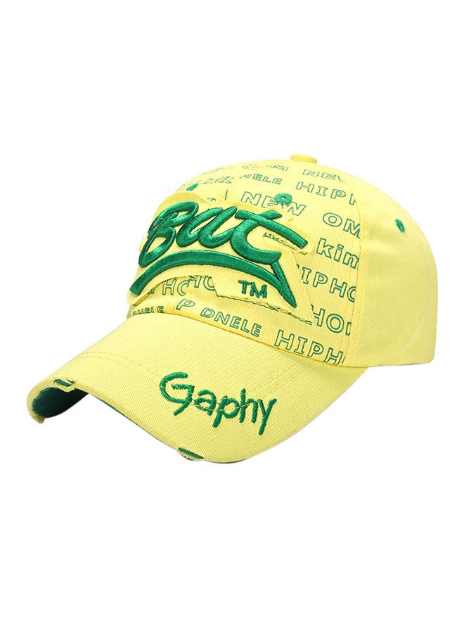 Baseball Snapback Cap Yellow/Green 