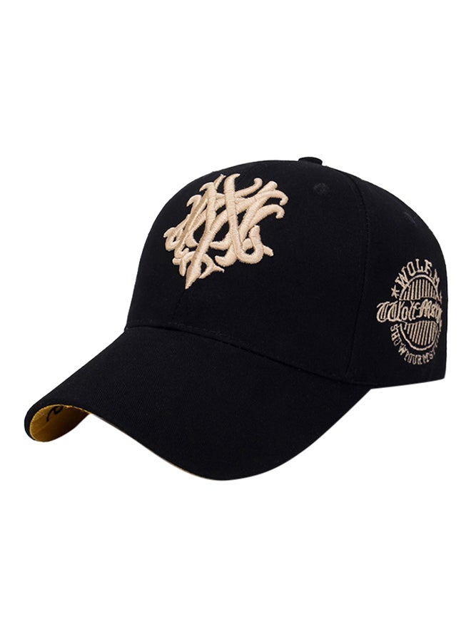 Baseball Snapback Cap Black 