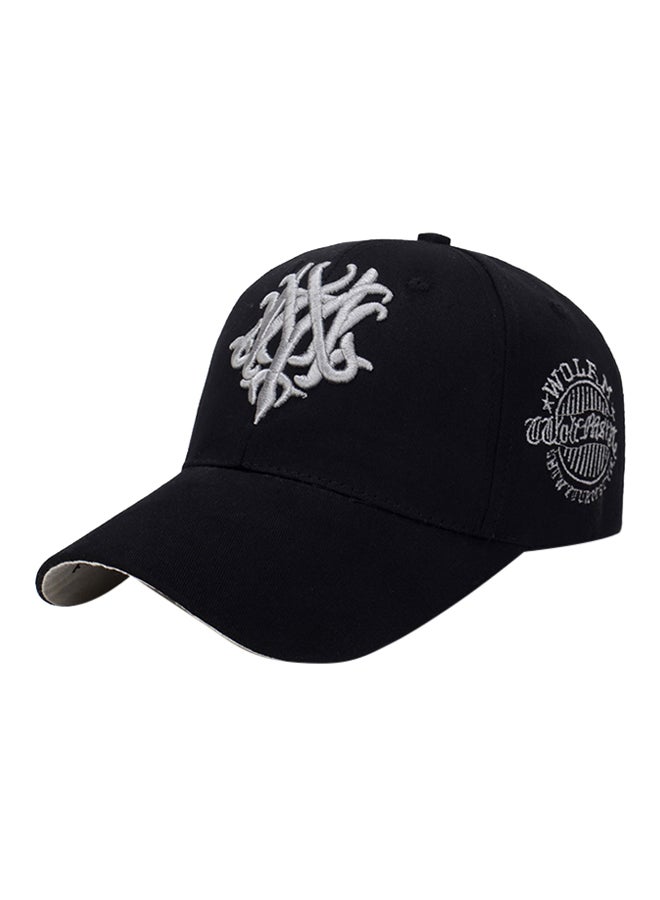 Baseball Snapback Cap Black 