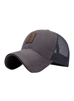 Baseball Snapback Cap Grey
