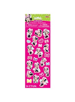 24-Piece Minnie Mouse Puffy Stickers 48992