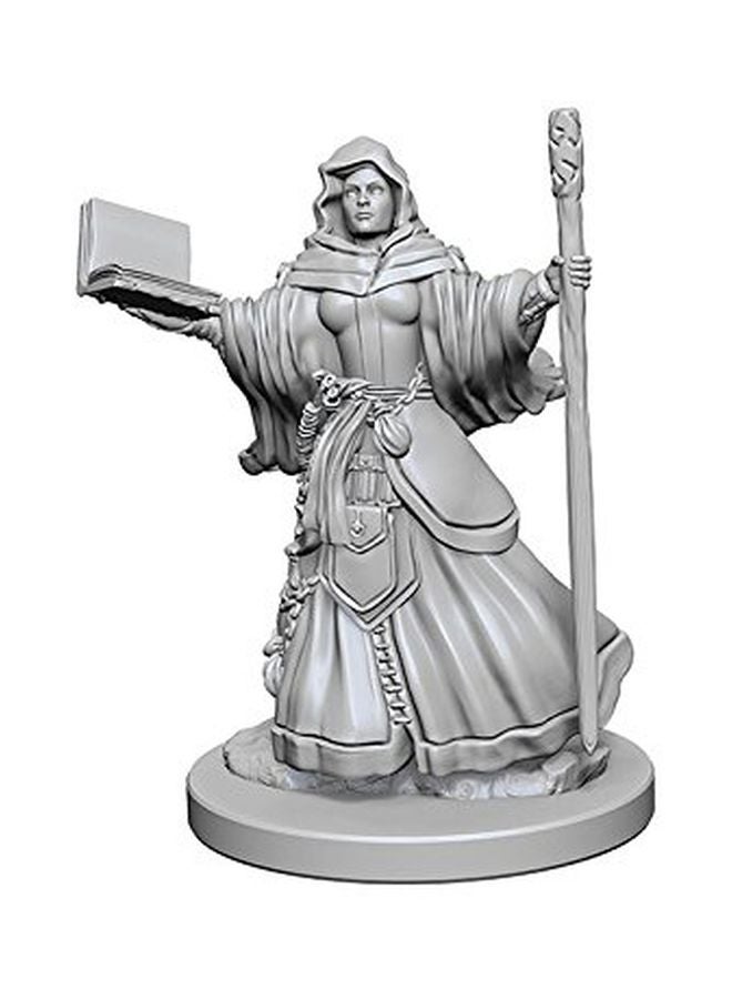NECA 2-Piece Dungeons And Dragons Nolzur's Marvelous Unpainted Human Female Wizard Figure Set