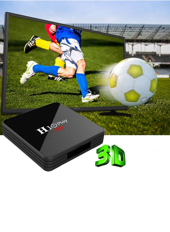 Generic - Smart TV Box Android 9.0 Allwinner Quad Core 64 Bit H10 Black - Image 1