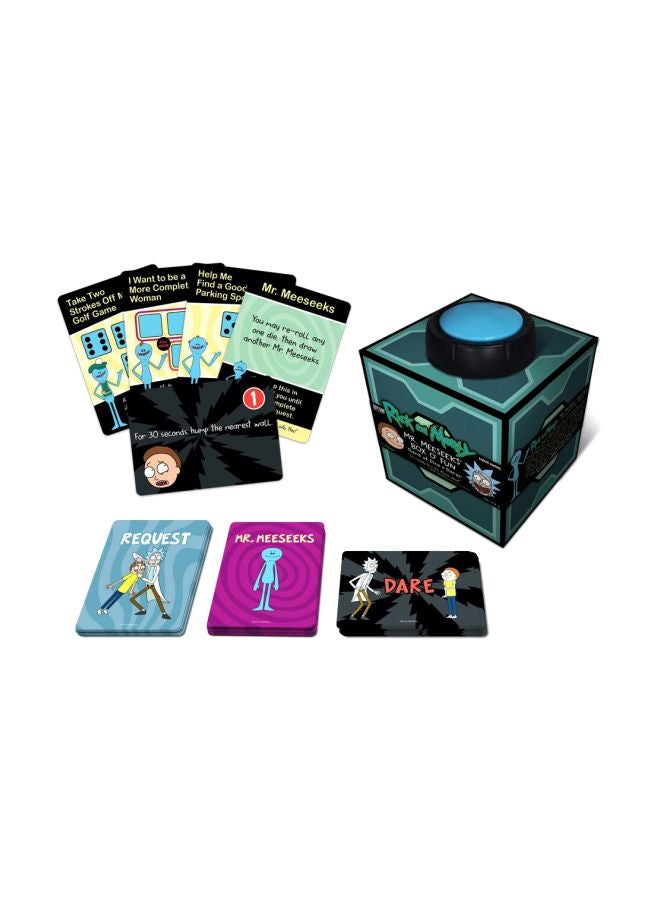 CRYPTOZOIC ENTERTAINMENT - Mr. Meeseeks Box O Fun Dice Dares Game 02178CZE - Image 1