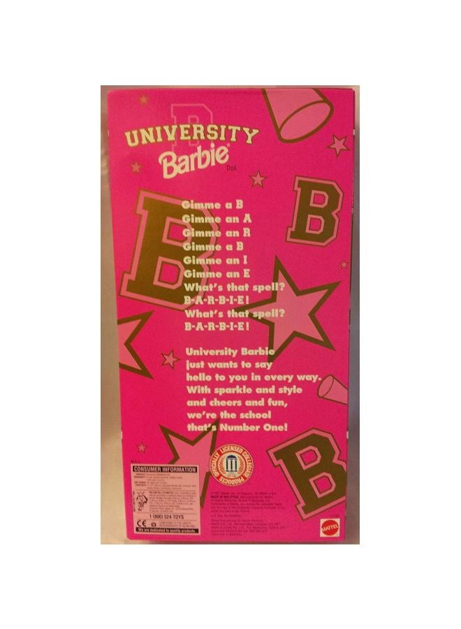 Mattel Games - Oklahoma State University Cheerleader Barbie Doll 17752 - Image 1