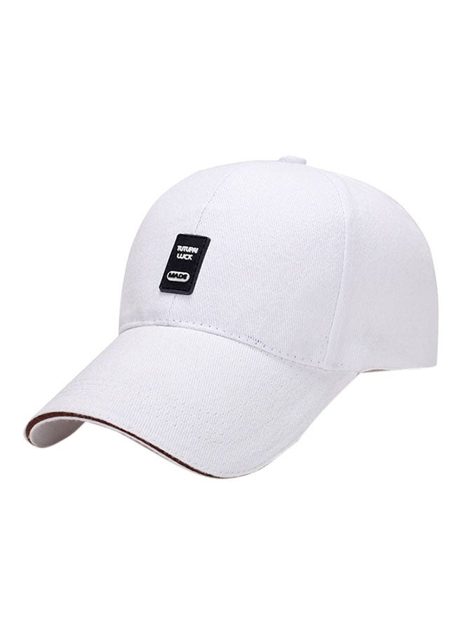 Baseball Snapback Cap White 