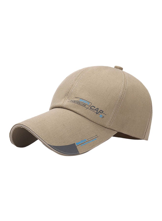 Baseball Snapback Cap Beige 