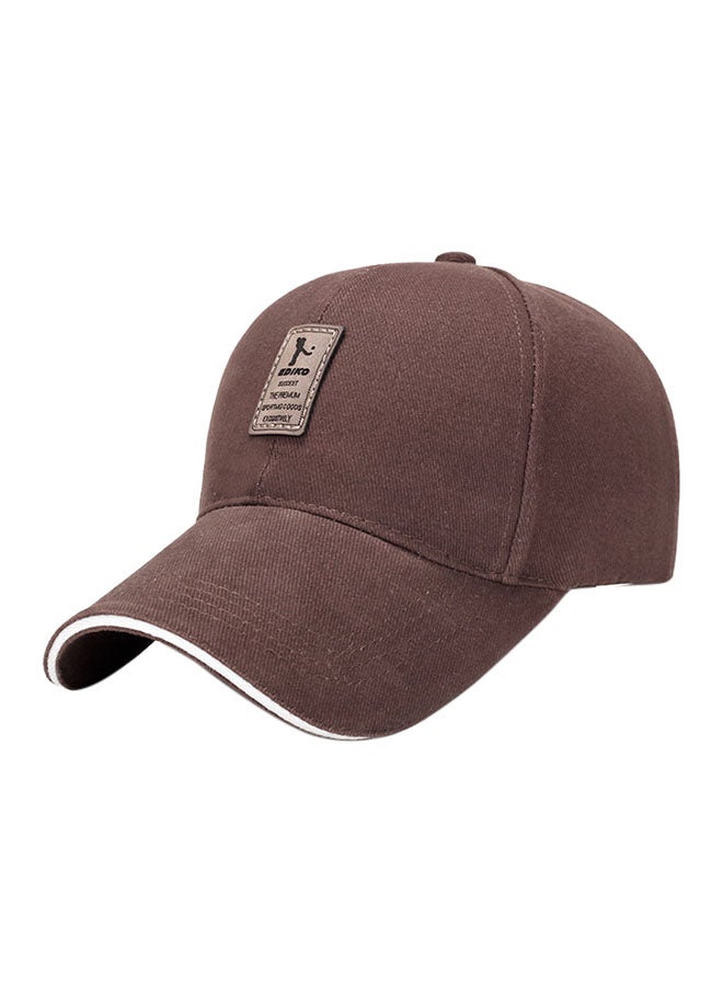 Printed Baseball Snap Back Cap Grey