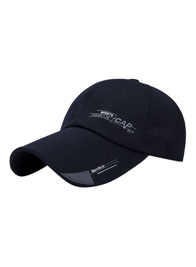 Baseball Snapback Cap Black 