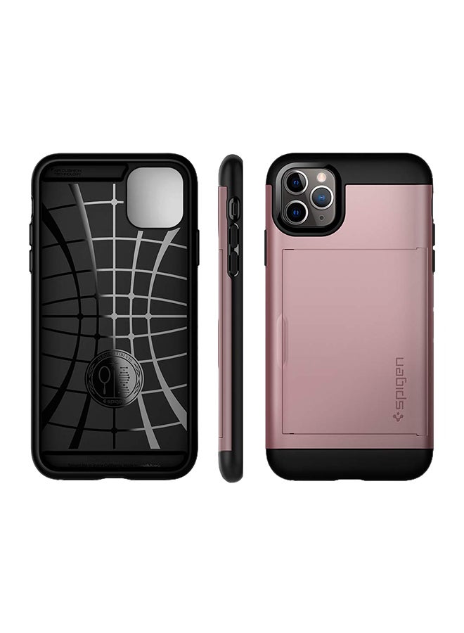 Spigen Slim Armor CS Card Slot Wallet Case Cover For Apple iPhone 11 Pro Rose Gold  - Image 2