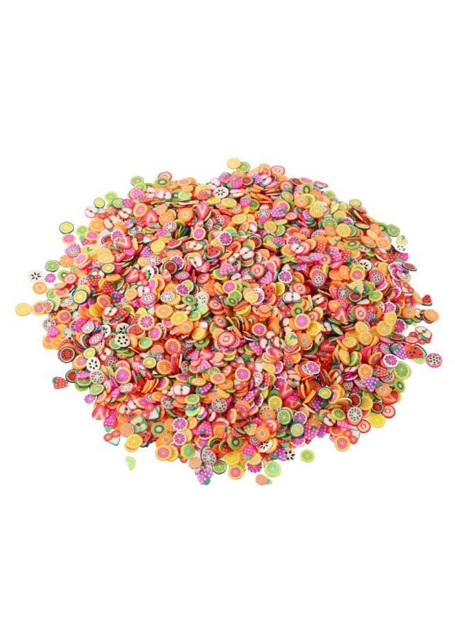 Decora - 3200-Piece 3D Fruit Slices Nail Art Set Multicolour - Image 1