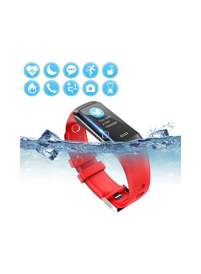 Ip67 Heart Rate Pedometer Watch Red - Image 4