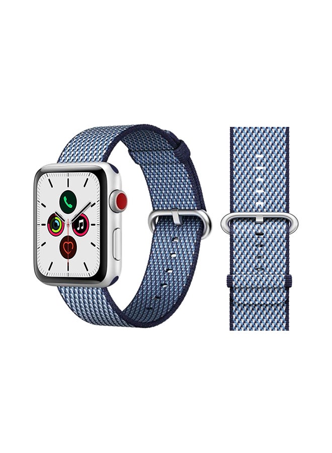 Perfii - Stylish Band For Apple Watch Series 5/4/3/2/1 Blue Check - Image 1