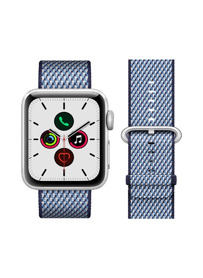 Perfii - Stylish Band For Apple Watch Series 5/4/3/2/1 Blue Check - Image 1