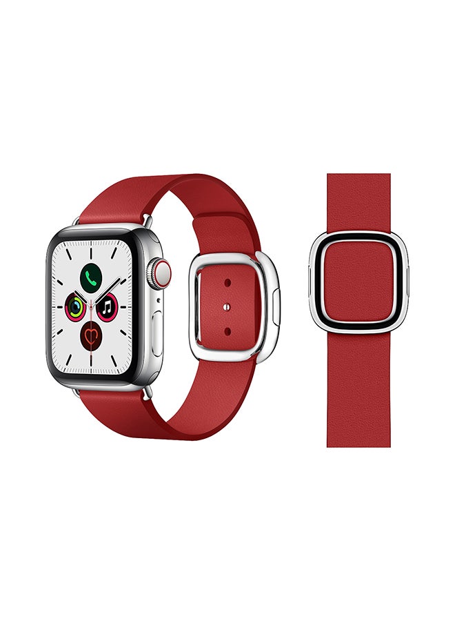 Perfii - Stylish Band For Apple Watch Series 5/4/3/2/1 Ruby Red - Image 1