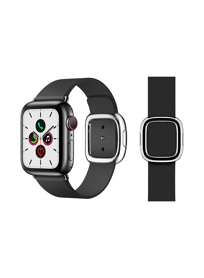 Perfii - Stylish Band For Apple Watch Series 5/4/3/2/1 Black - Image 1