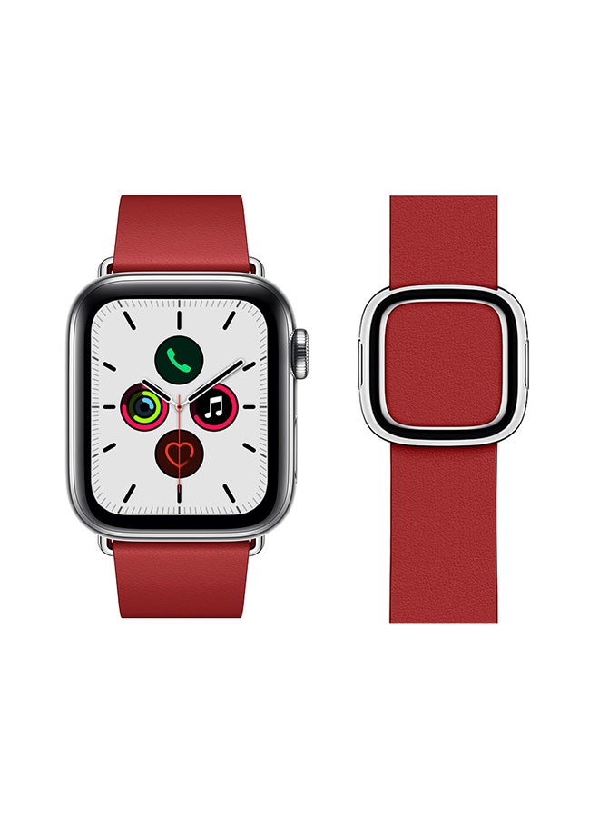 Perfii - Stylish Band For Apple Watch Series 5/4/3/2/1 Ruby Red - Image 1