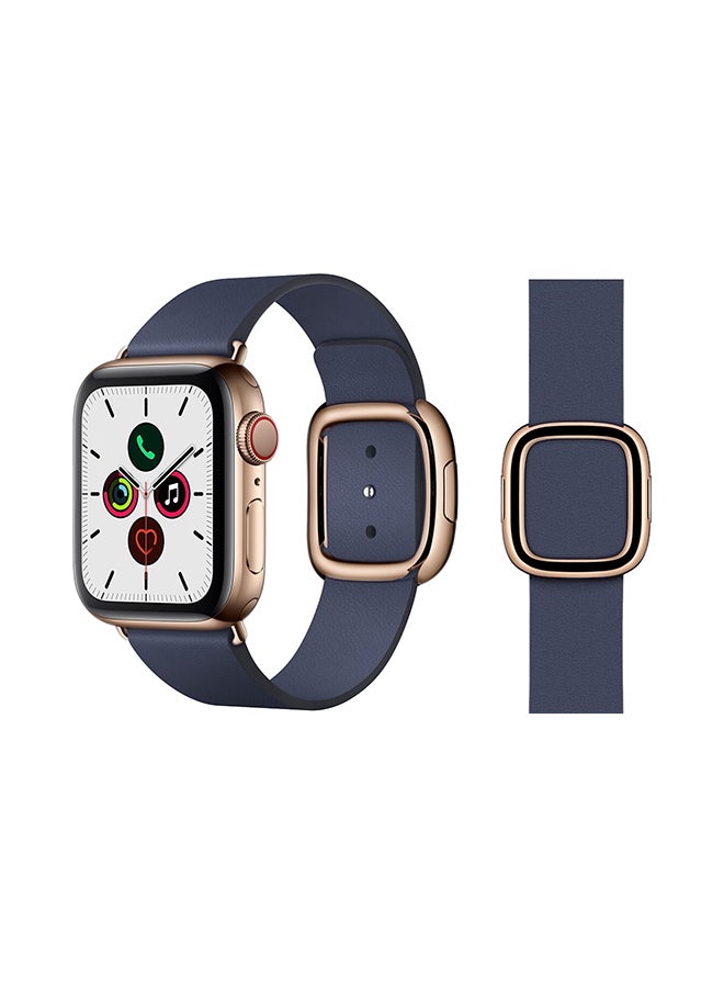 Perfii - Stylish Band For Apple Watch Series 5/4/3/2/1 Dark Blue - Image 1