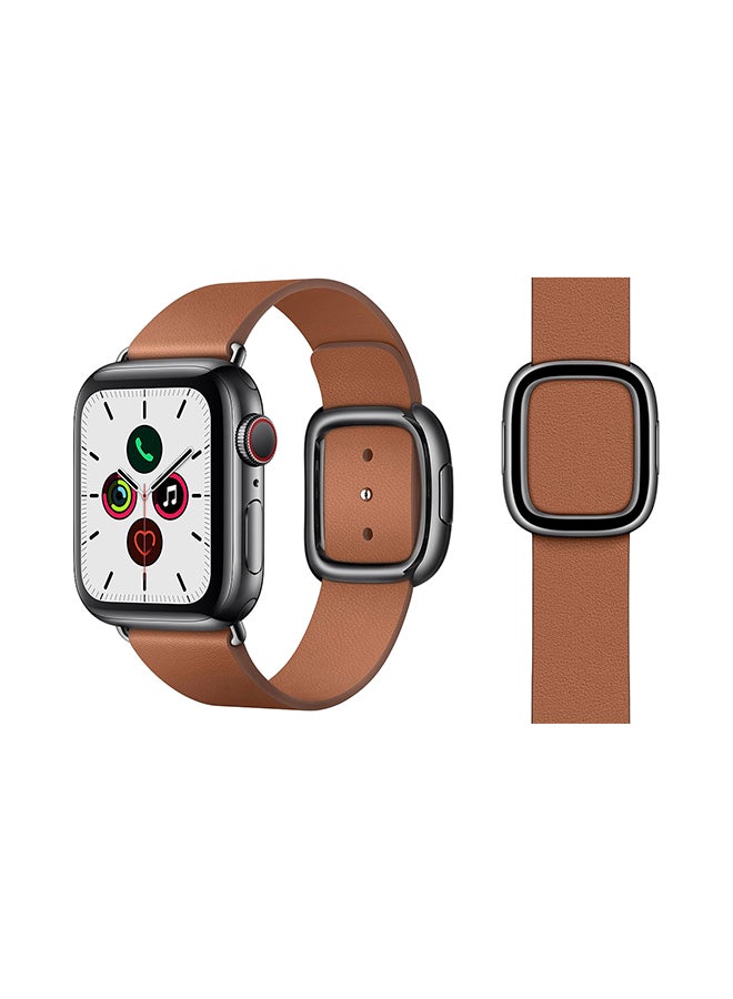 Perfii - Stylish Band For Apple Watch Series 5/4/3/2/1 Brown - Image 1