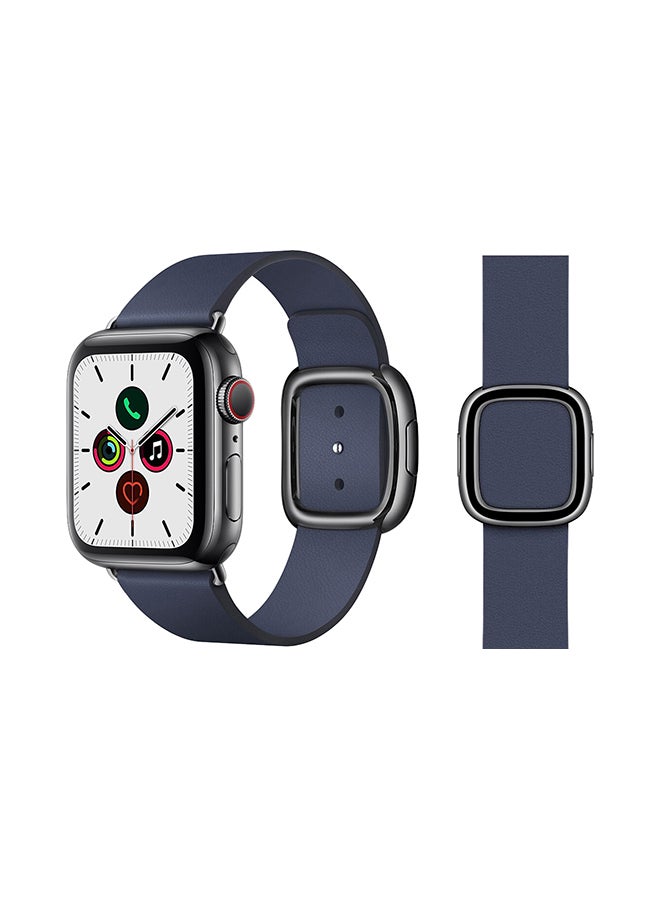 Perfii - Stylish Band For Apple Watch Series 5/4/3/2/1 Dark Blue - Image 1