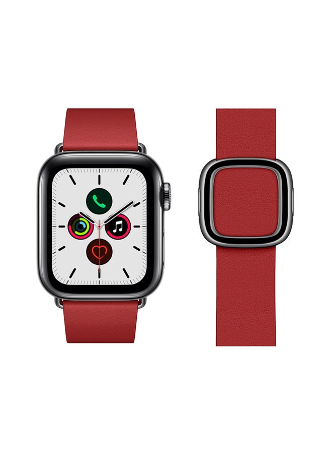 Perfii Stylish Band For Apple Watch Series 5/4/3/2/1 Ruby Red  - Image 2