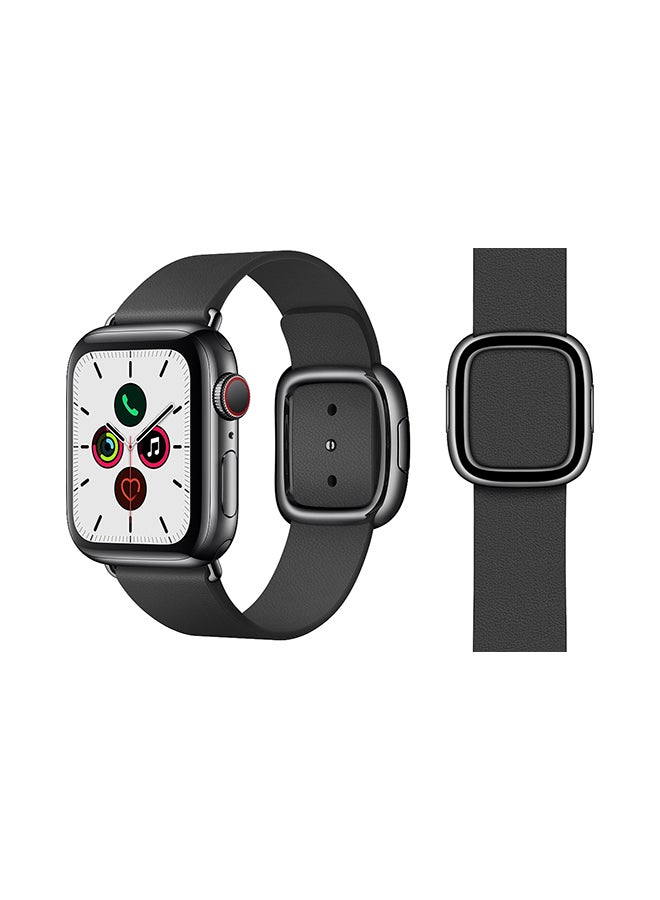 Perfii - Stylish Band For Apple Watch Series 5/4/3/2/1 Black - Image 1