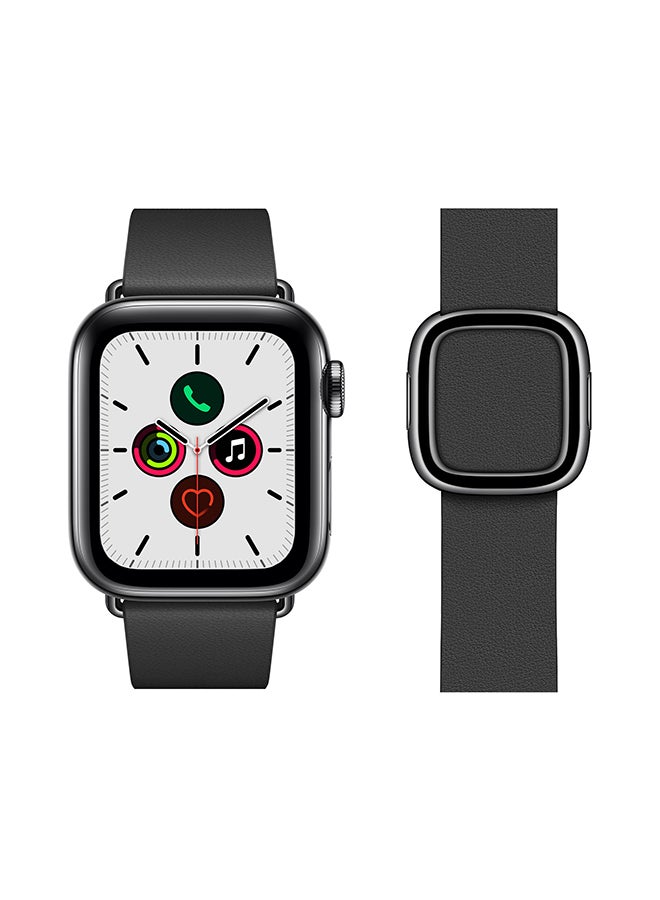 Perfii - Stylish Band For Apple Watch Series 5/4/3/2/1 Black - Image 1