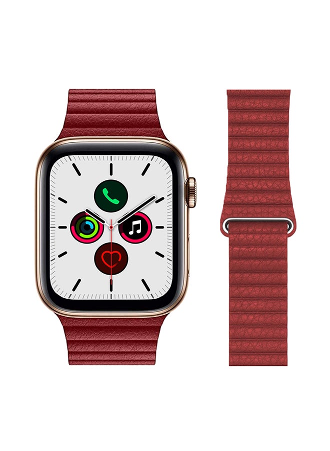 Perfii - Stylish Band For Apple Watch Series 5/4/3/2/1 Red - Image 1