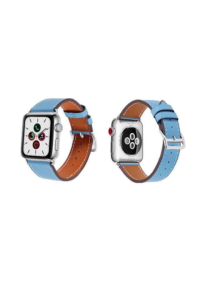 Perfii - Stylish Band For Apple Watch Series 5/4/3/2/1 Peacock Blue - Image 1