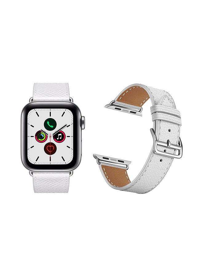 Perfii - Stylish Band For Apple Watch Series 5/4/3/2/1 White - Image 1