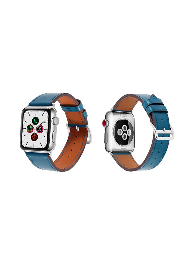 Perfii - Stylish Band For Apple Watch Series 5/4/3/2/1 Blue - Image 1