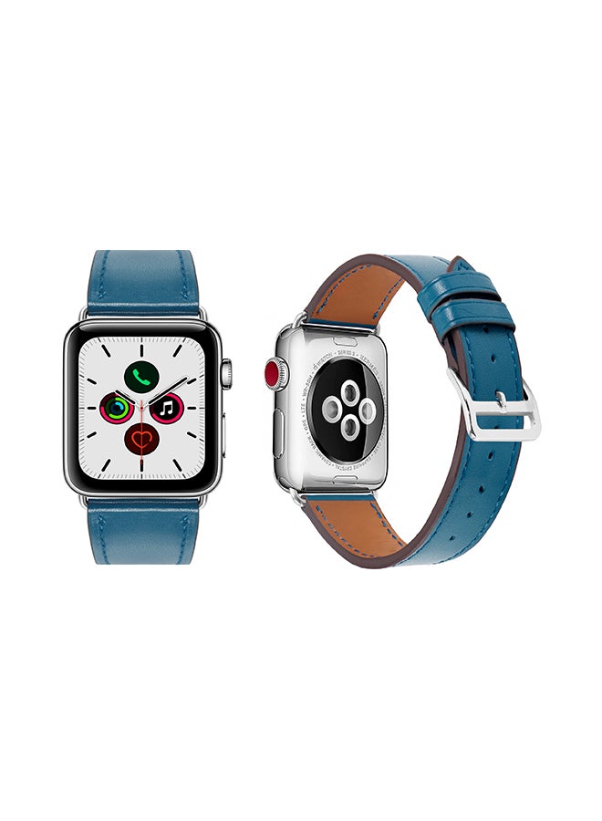 Perfii - Stylish Band For Apple Watch Series 5/4/3/2/1 Blue - Image 1