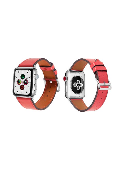 Stylish Band For Apple Watch Series 5/4/3/2/1 Camelia Red