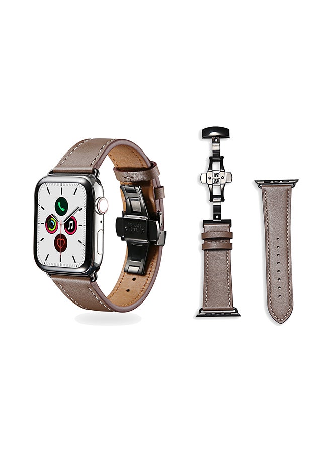 Perfii Stylish Band For Apple Watch Series 5/4/3/2/1 Grey  - Image 1