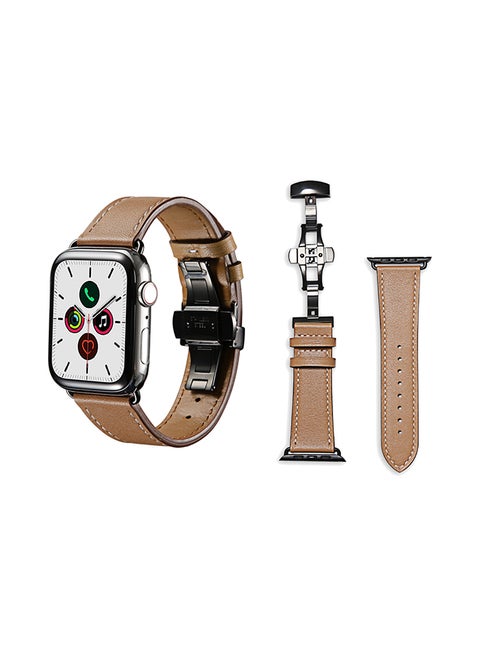 Stylish Band For Apple Watch Series 5/4/3/2/1 Light Brown