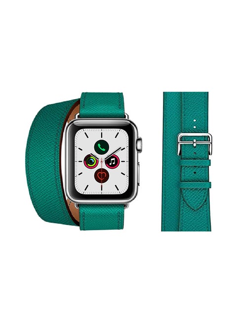 Double Tour Replacement Band For Apple Watch Series 5/4/3/2/1 Green