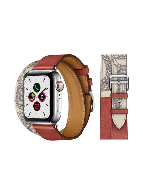 Double Tour Replacement Band For Apple Watch Series 5/4/3/2/1 Brisqu Beton