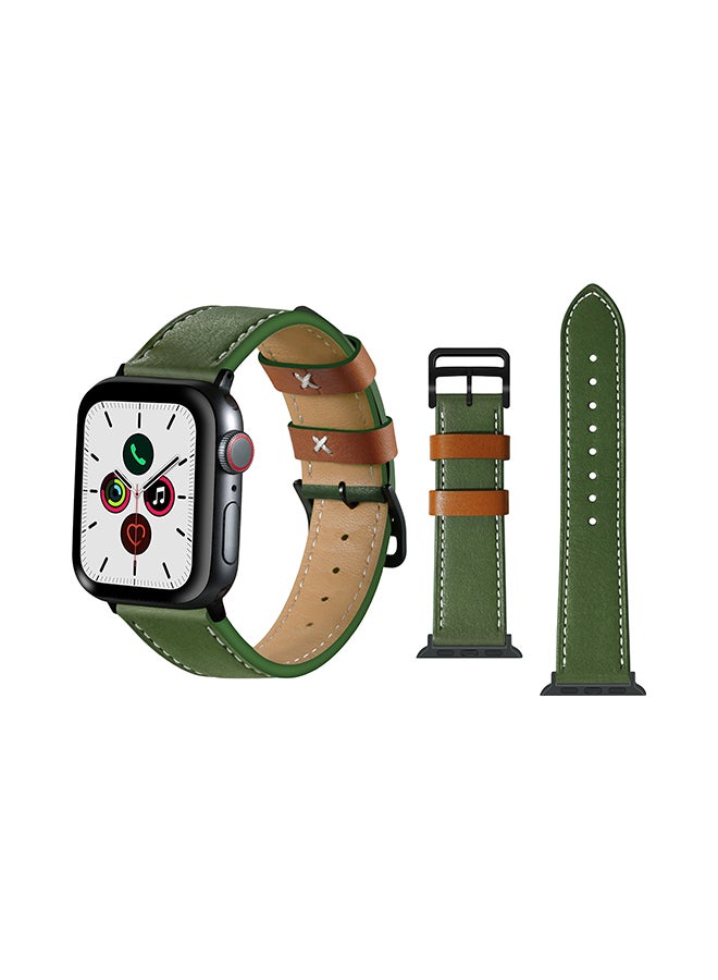 Perfii Stylish Band For Apple Watch Series 5/4/3/2/1 Forest Green