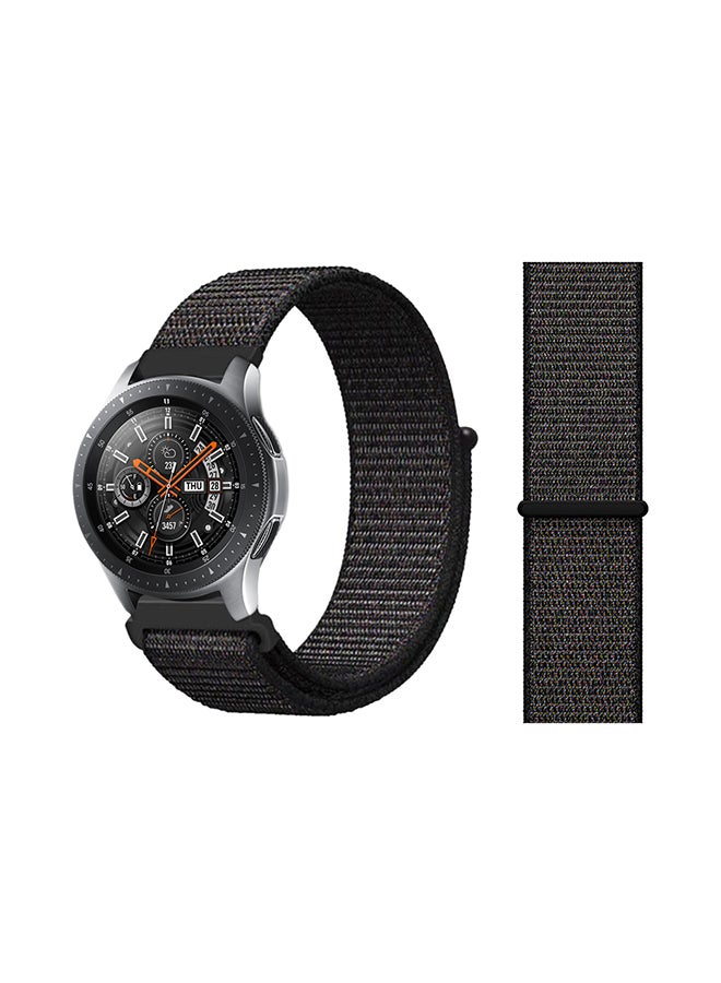 Perfii Stylish Replacement Band For Samsung Galaxy Watch Black 