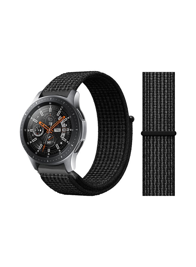 Perfii Stylish Replacement Band For Samsung Galaxy Watch Black/White