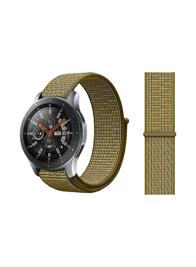 Perfii Stylish Replacement Band For Samsung Galaxy Watch Olive Flak
