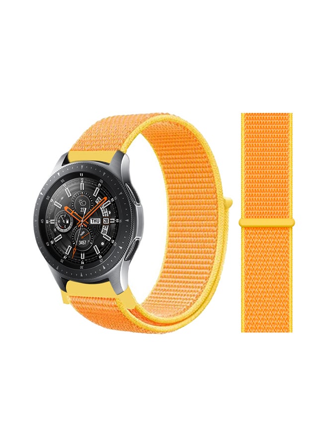 Perfii Stylish Replacement Band For Samsung Galaxy Watch Casary Yellow