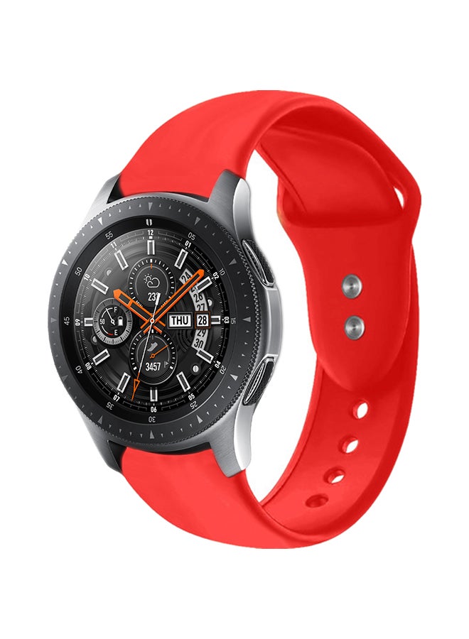 Perfii Stylish Replacement Band For Samsung Galaxy Watch Red