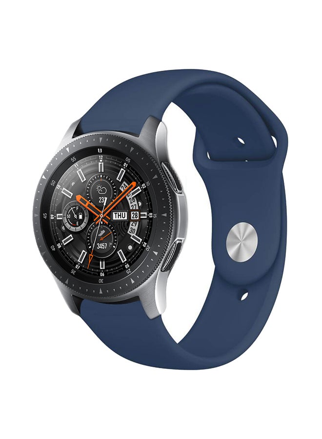 Perfii Stylish Replacement Band For Samsung Galaxy Watch Blue Cobalt