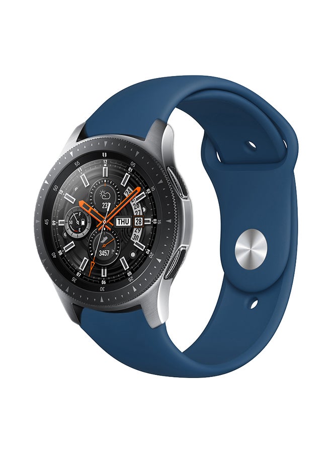 Perfii Stylish Replacement Band For Samsung Galaxy Watch Blue Horizon