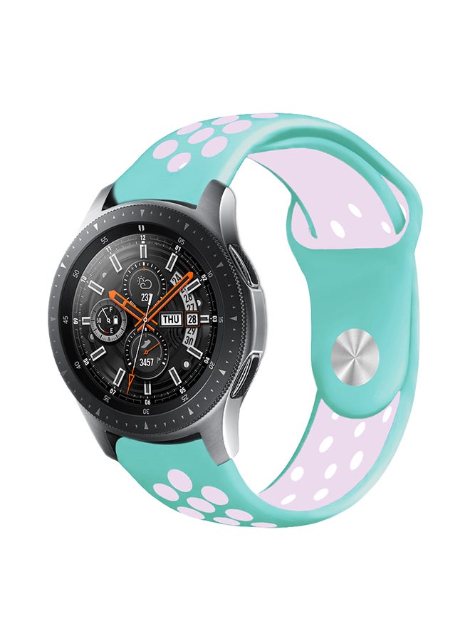 Perfii Stylish Replacement Band For Samsung Galaxy Watch Marine White