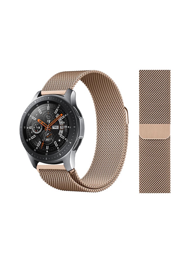 Perfii - Milanese Mesh Replacement Band For Samsung Galaxy Watch Official Gold - Image 1